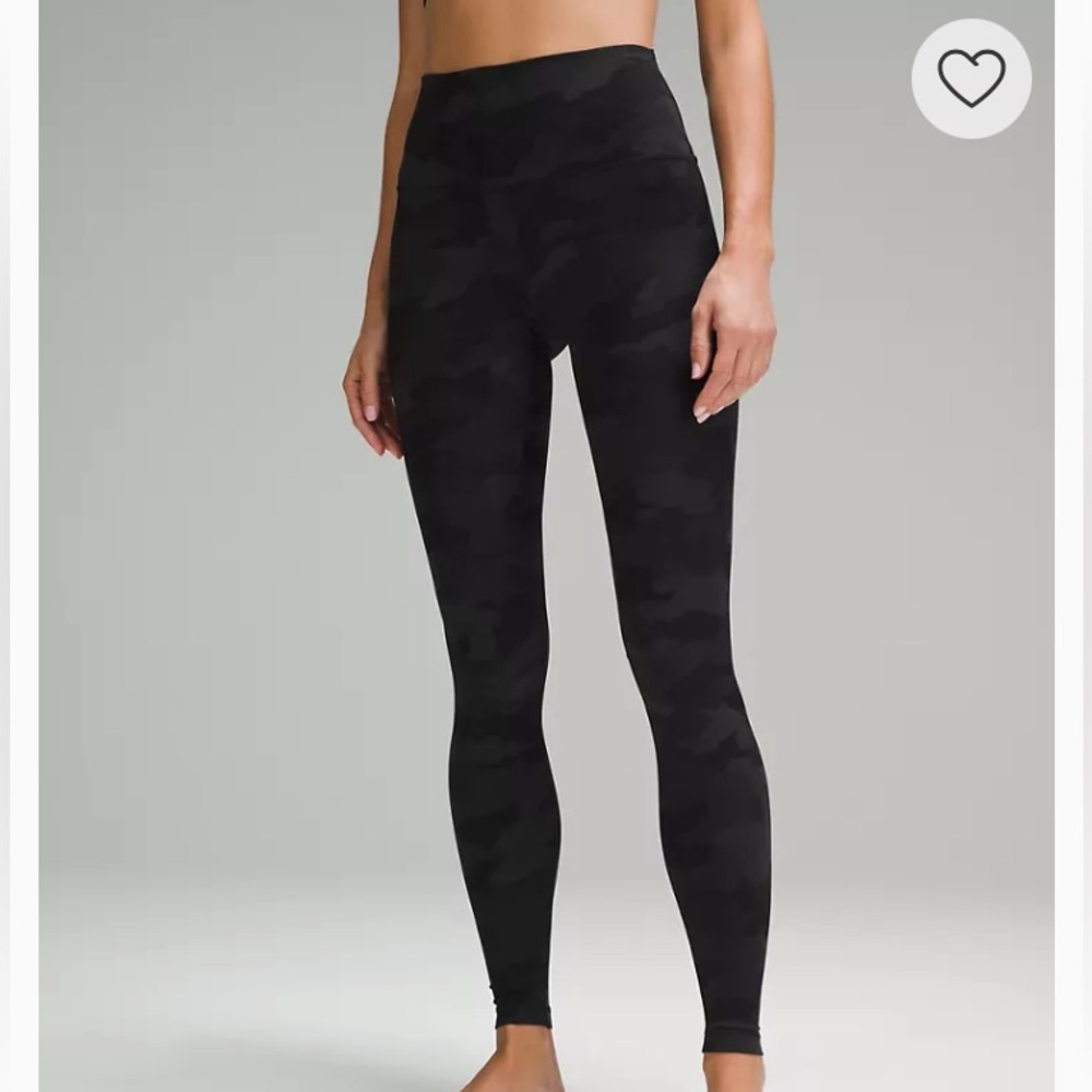 Lululemon Athletica ALIGN black & gray leggings size 6